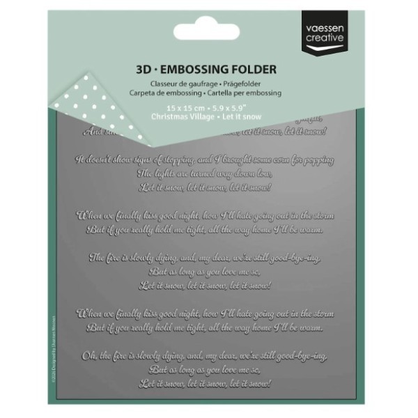 Embossing Folder - Let it Snow