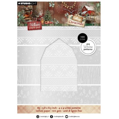 Pad 6x8 - Vellum - Cottage Christmas