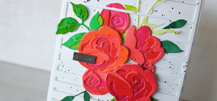 Roses card with Altenew dies
